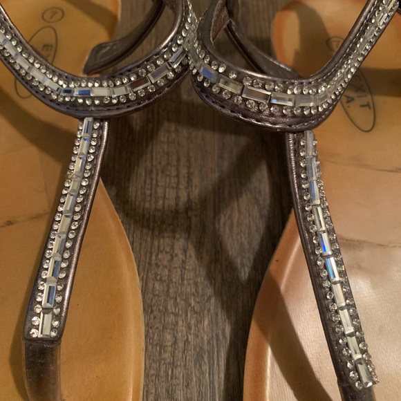 EXIT LA Blinged Sandals Size 7 - Picture 5 of 10